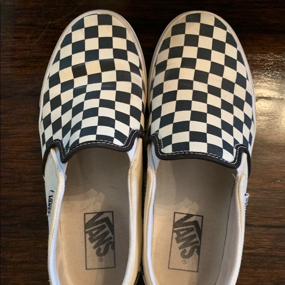 Vans Shoes - slip on checker vans